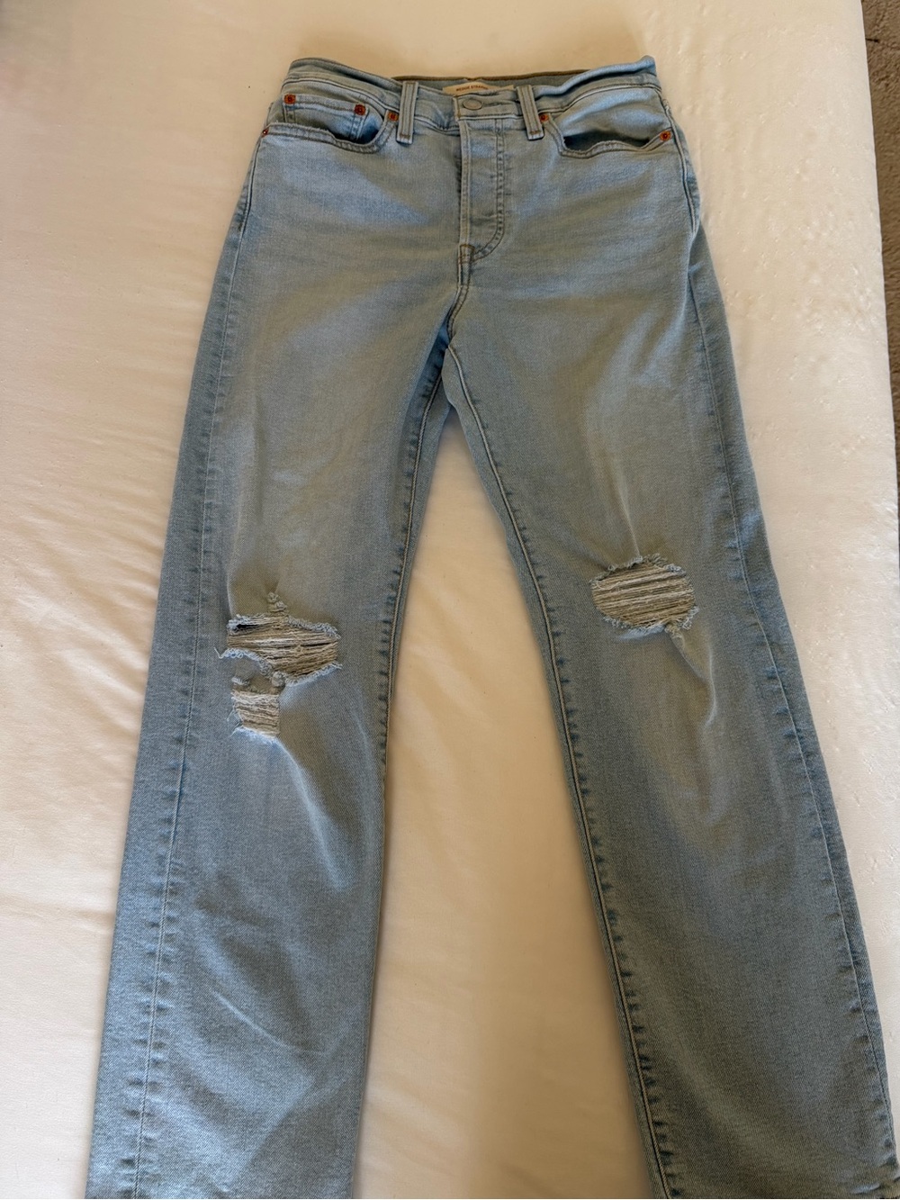 Levi's Light Blue Straight Leg Women's Jeans